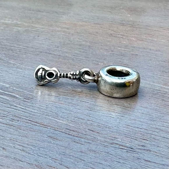 Pandora Sterling Silver Guitar Charm - Picture 6 of 6